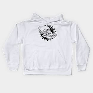 Bulldog skull Kids Hoodie